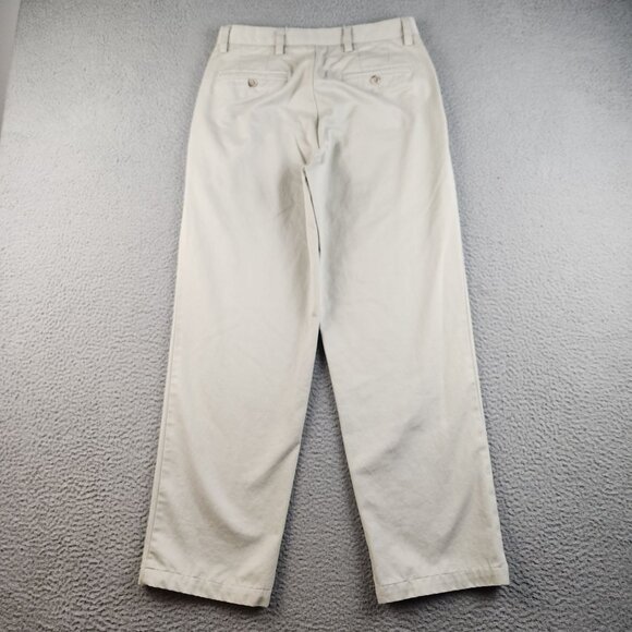 Dockers D4 Relaxed Fit Pants Men's 30x30 Khaki Flat Front Cotton Casual Slacks - Picture 2 of 9